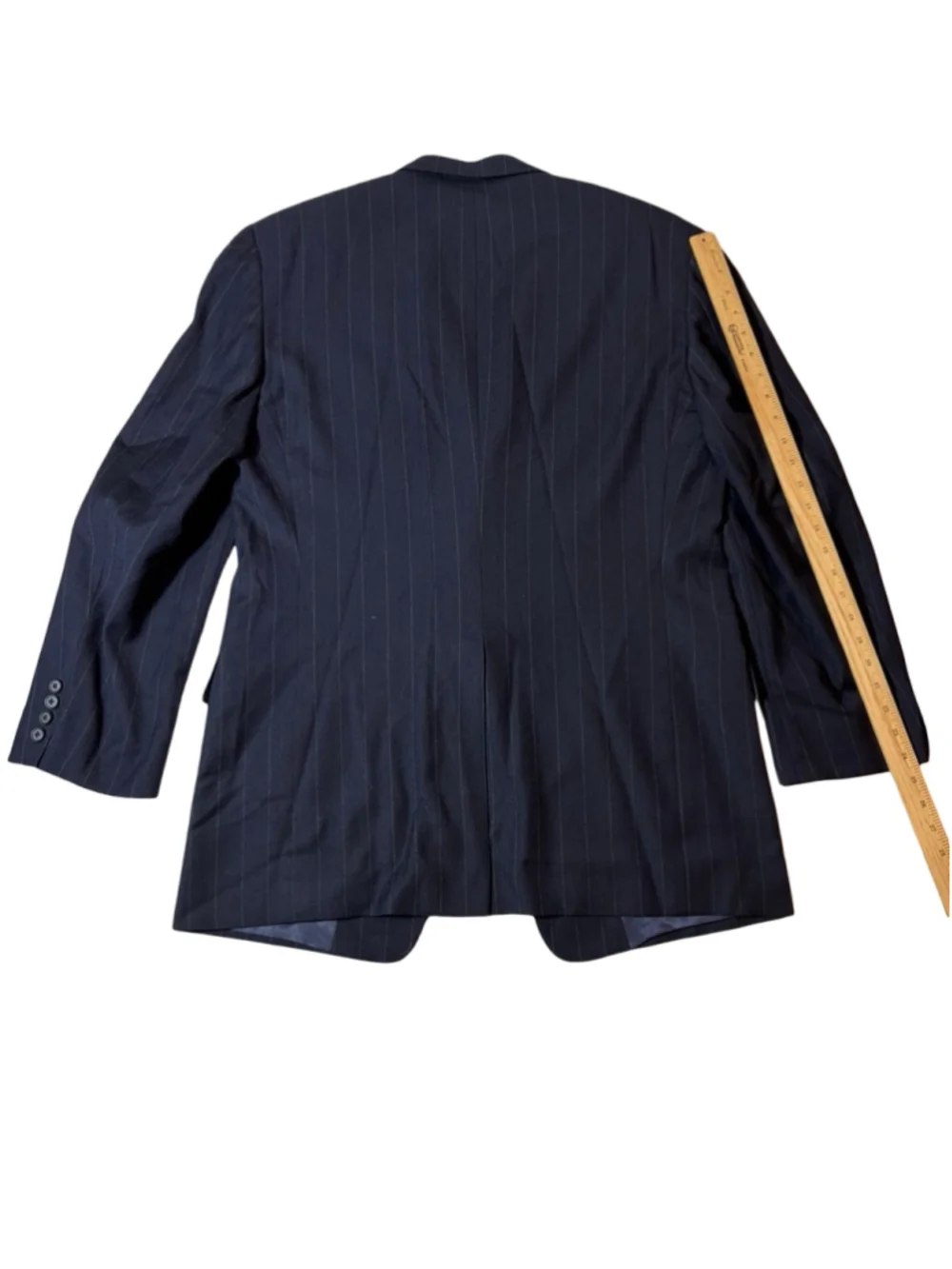 Gieves & Hawkes Savile Row London Wool Pinstripe Blazer Men’s Classic Tailored